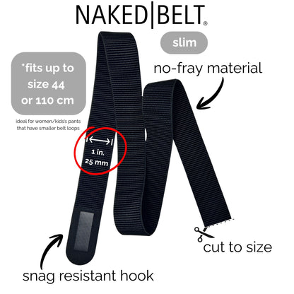 Naked Belt (Slim - 1 inch wide)
